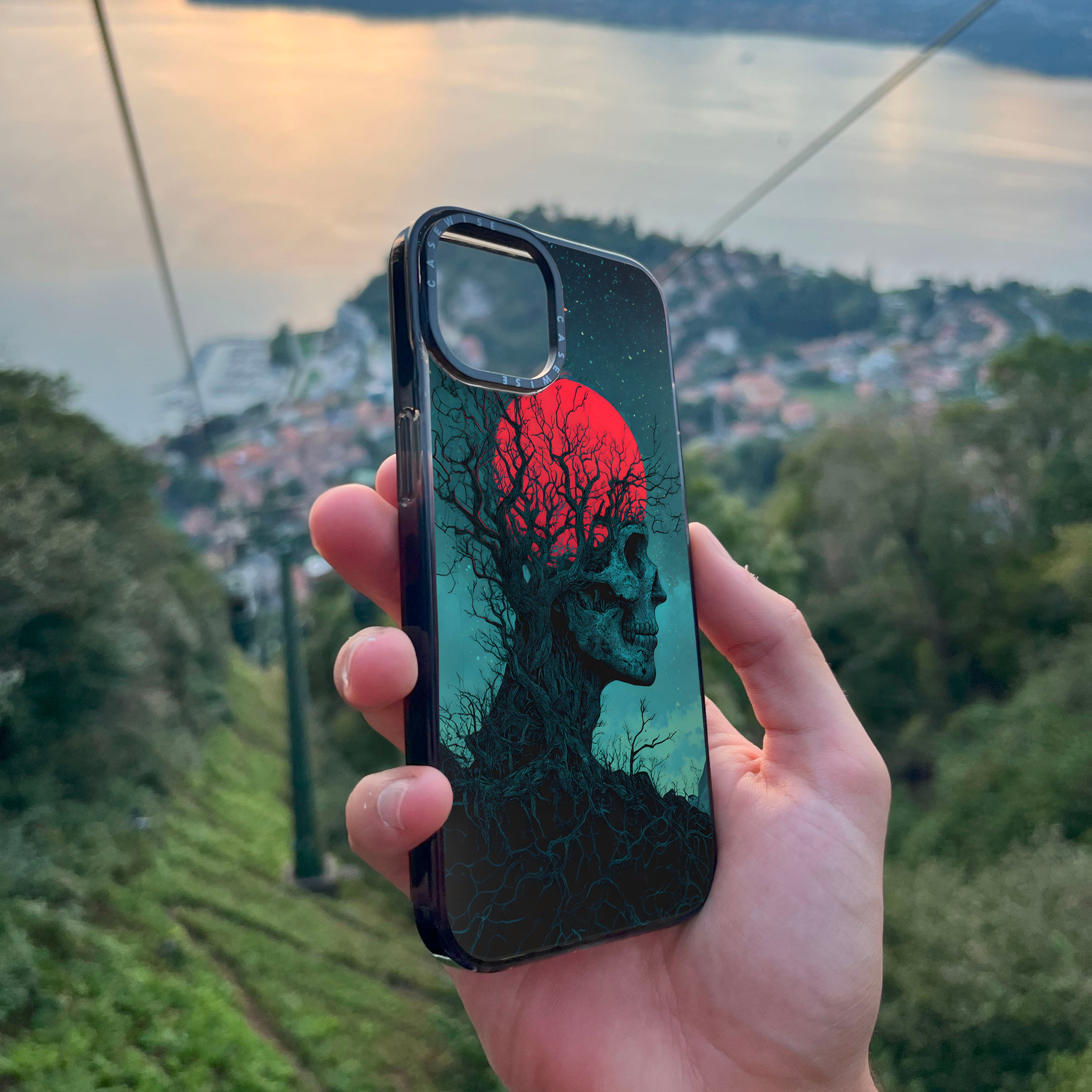 Forest Bloodmoon Skull - Case