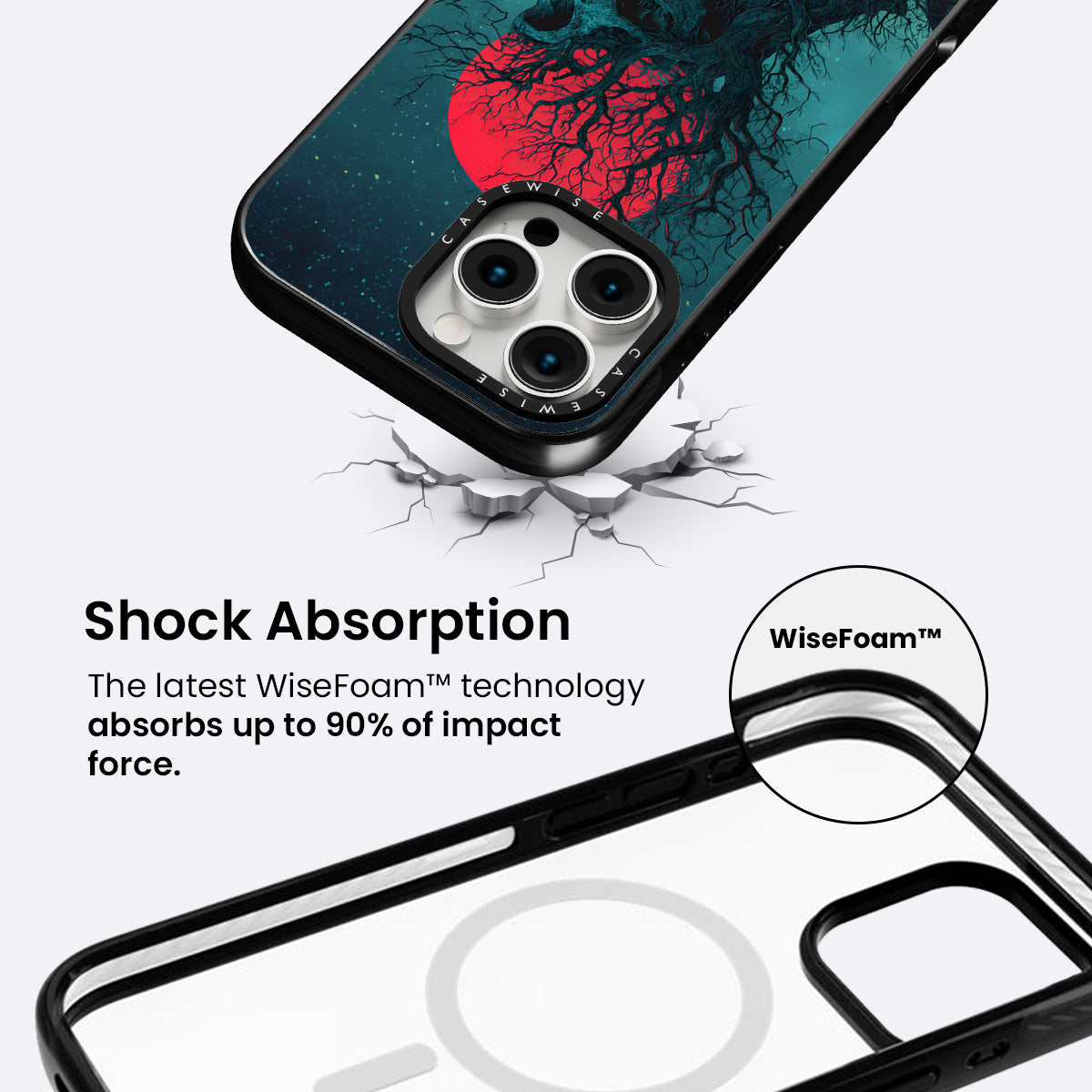 Forest Bloodmoon Skull - Case