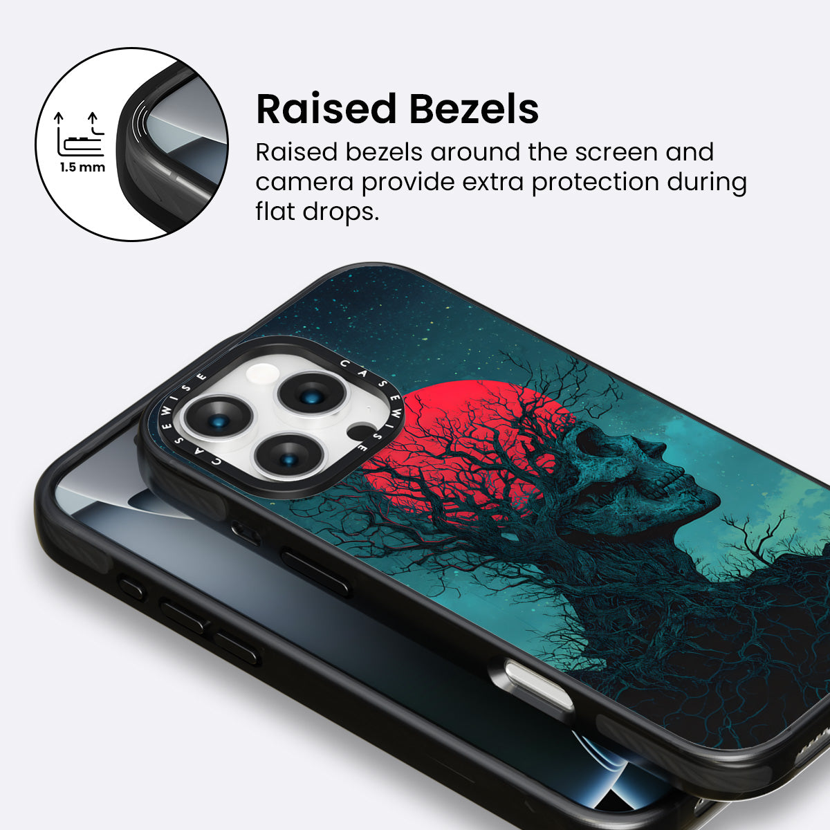 Forest Bloodmoon Skull - Case