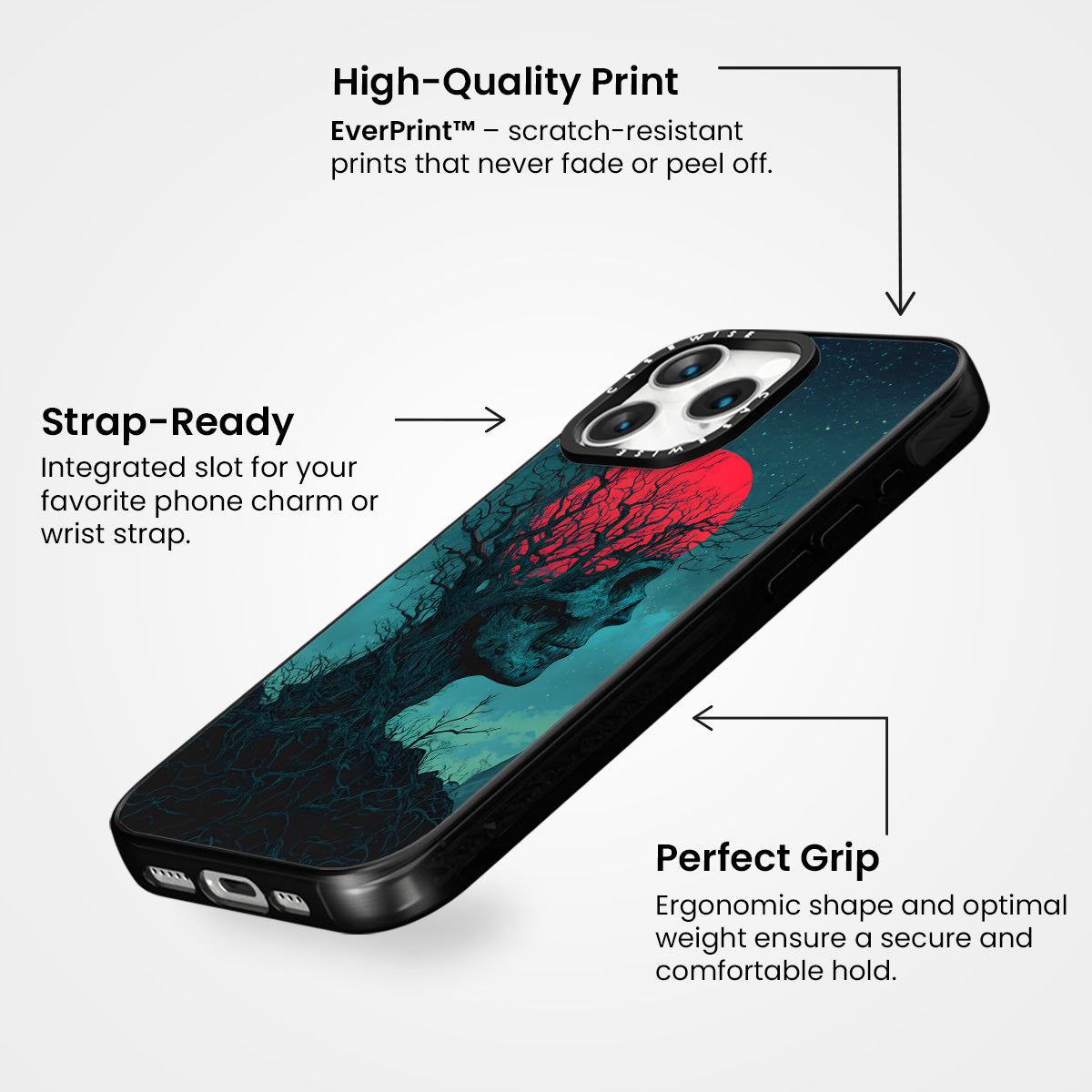 Forest Bloodmoon Skull - Case