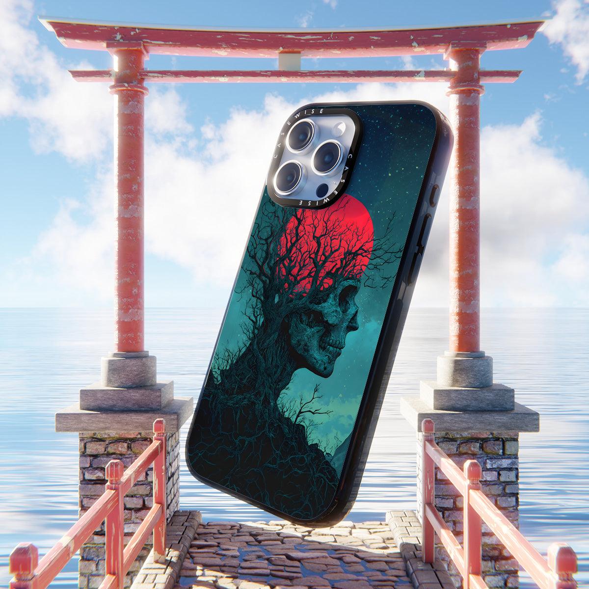 Forest Bloodmoon Skull - Case