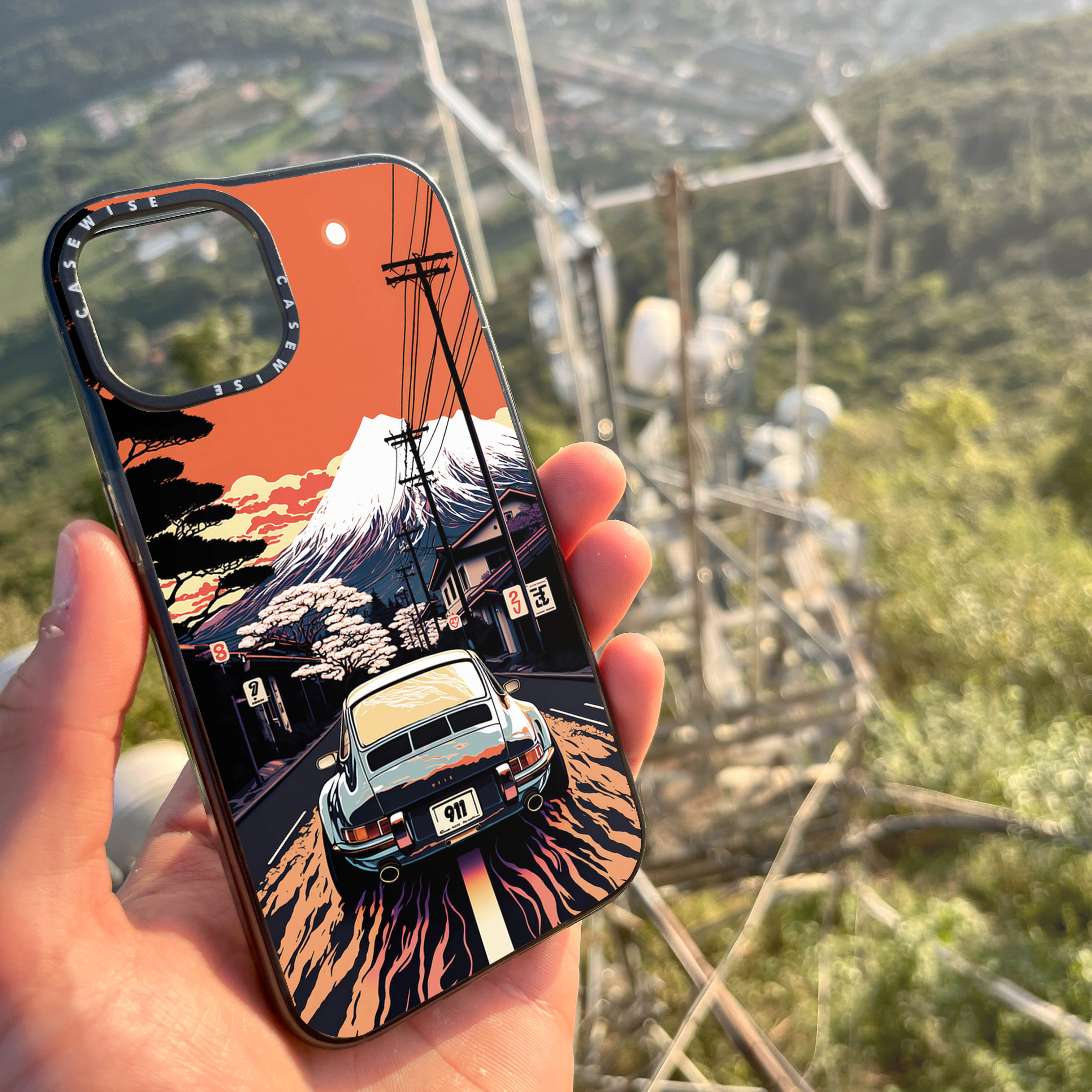 Porsche 911 Retro Painting - Case