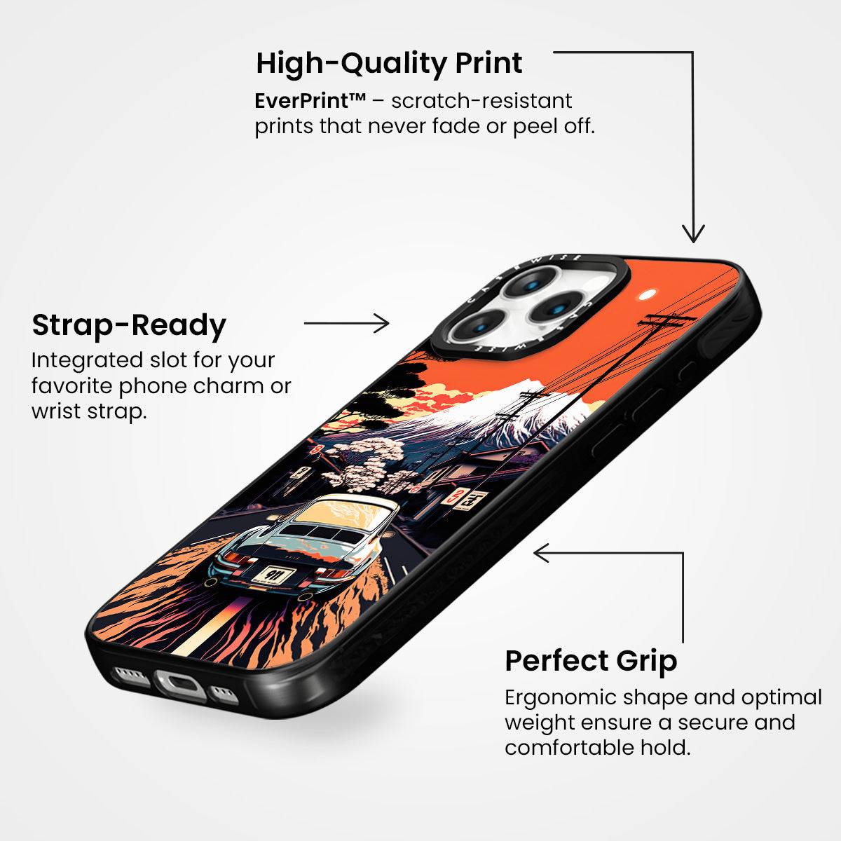 Porsche 911 Retro Painting - Case