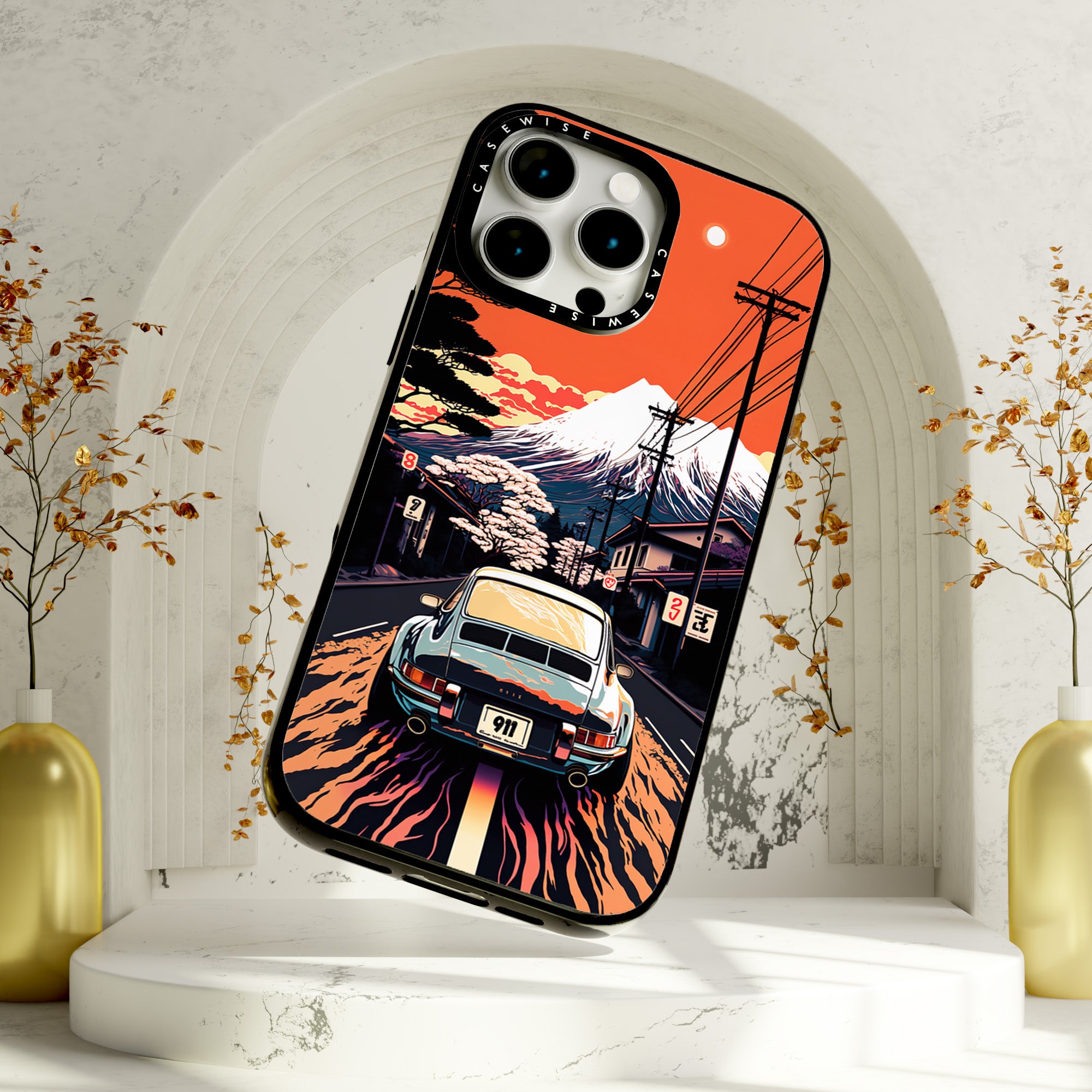 Porsche 911 Retro Painting - Case