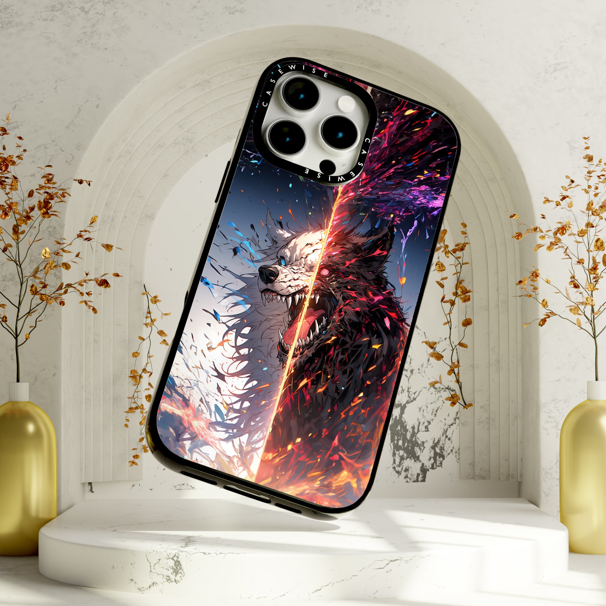 Death and Life Anime Wolf - Case