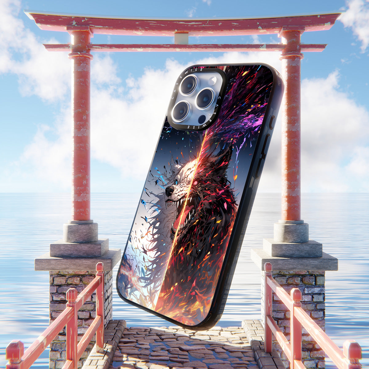 Death and Life Anime Wolf - Case