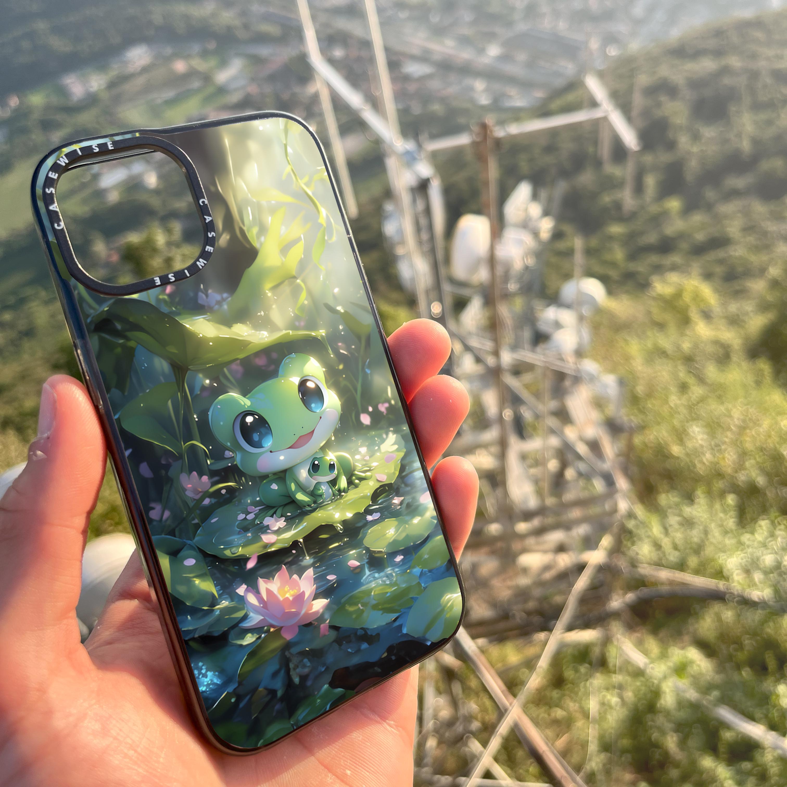 Cute Frog Family Anime - Case