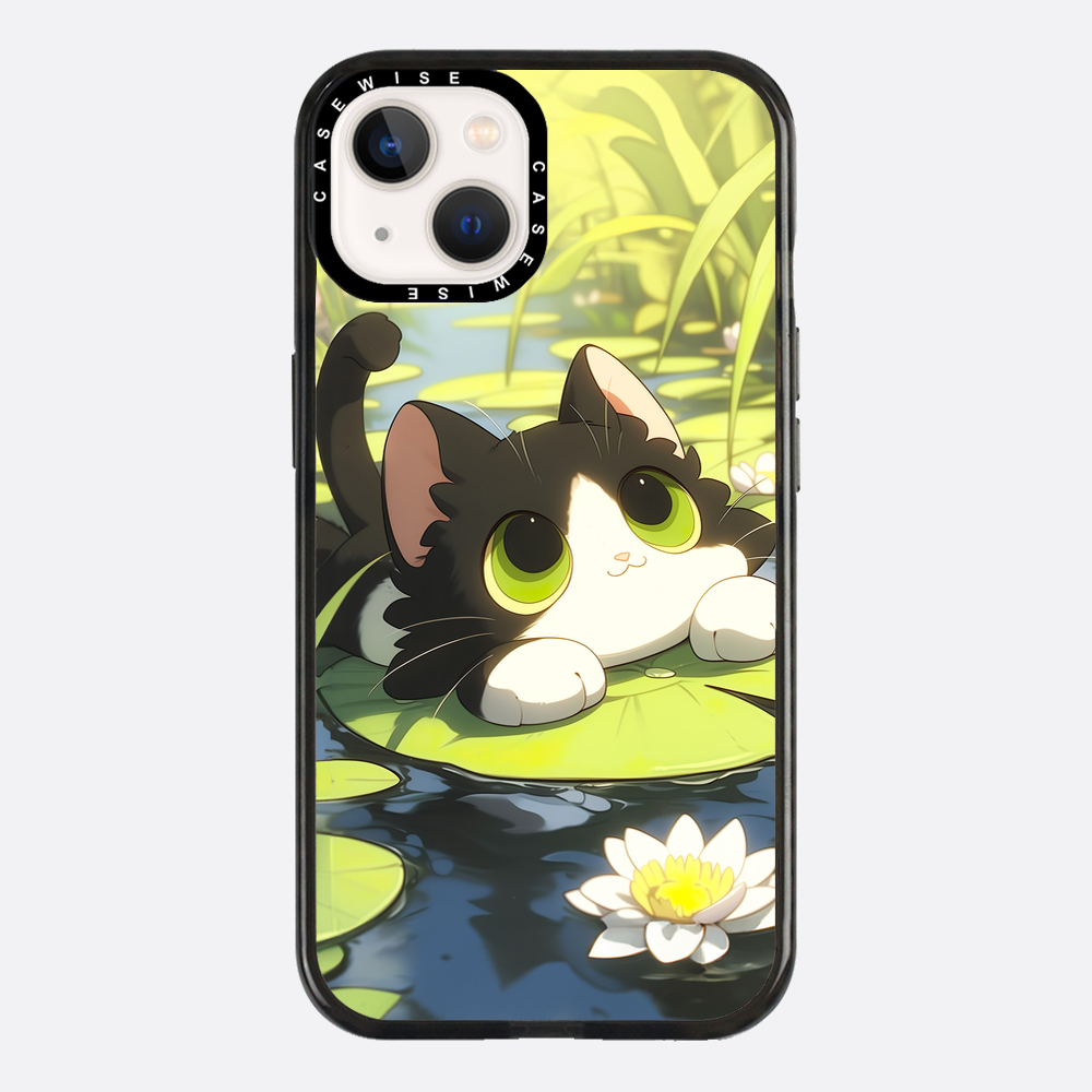 Lovely Green Cat on SeaRose - Case