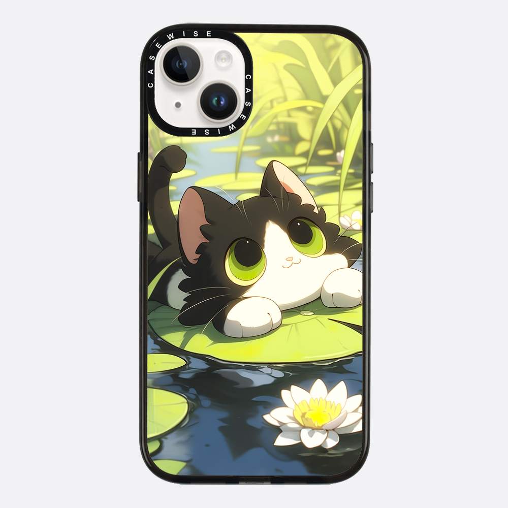 Lovely Green Cat on SeaRose - Case