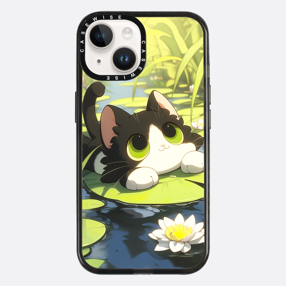 Lovely Green Cat on SeaRose - Case
