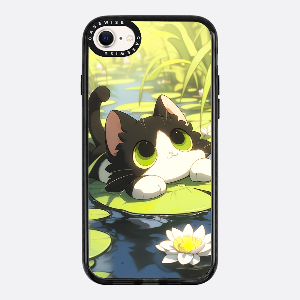 Lovely Green Cat on SeaRose - Case