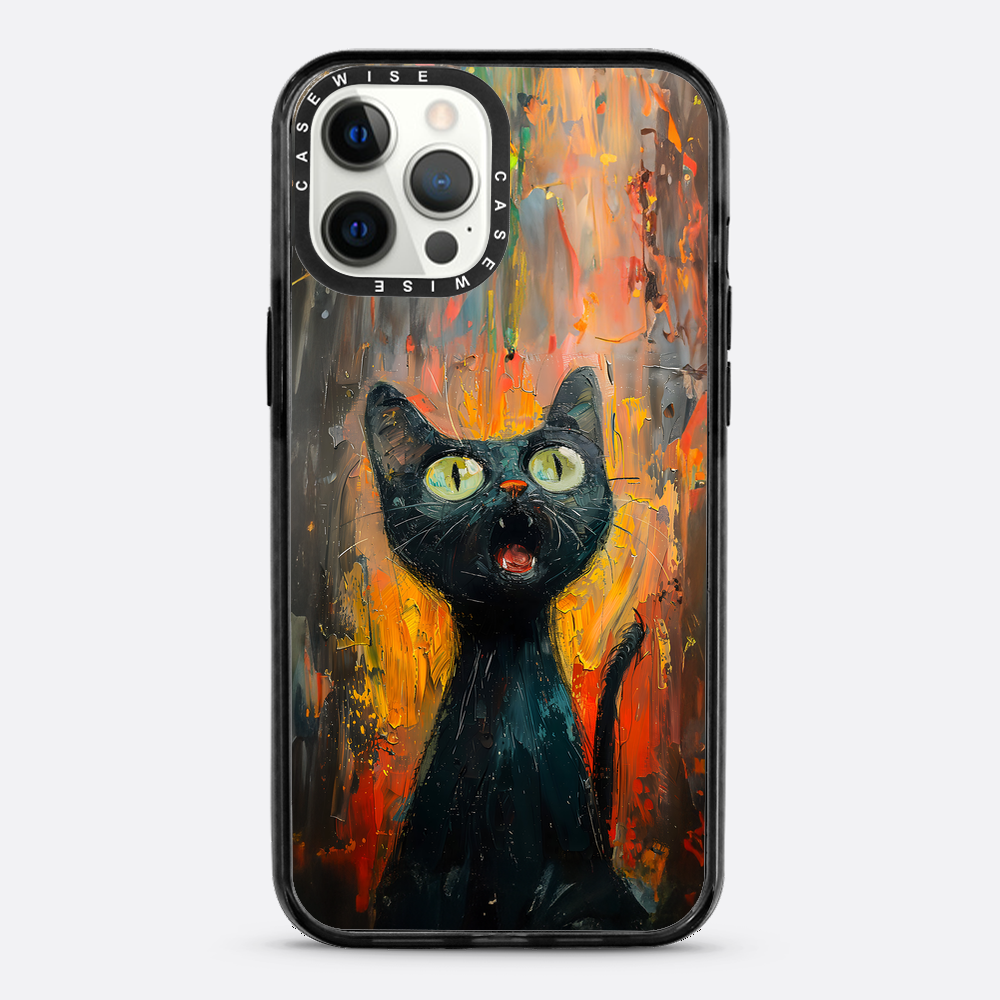Black Screaming Cat - Case