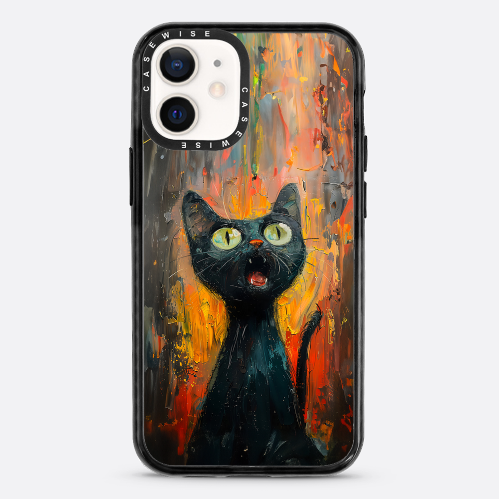 Black Screaming Cat - Case