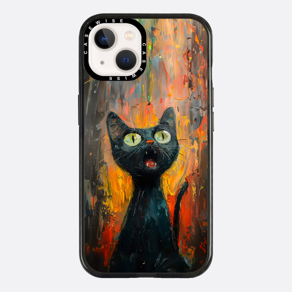 Black Screaming Cat - Case