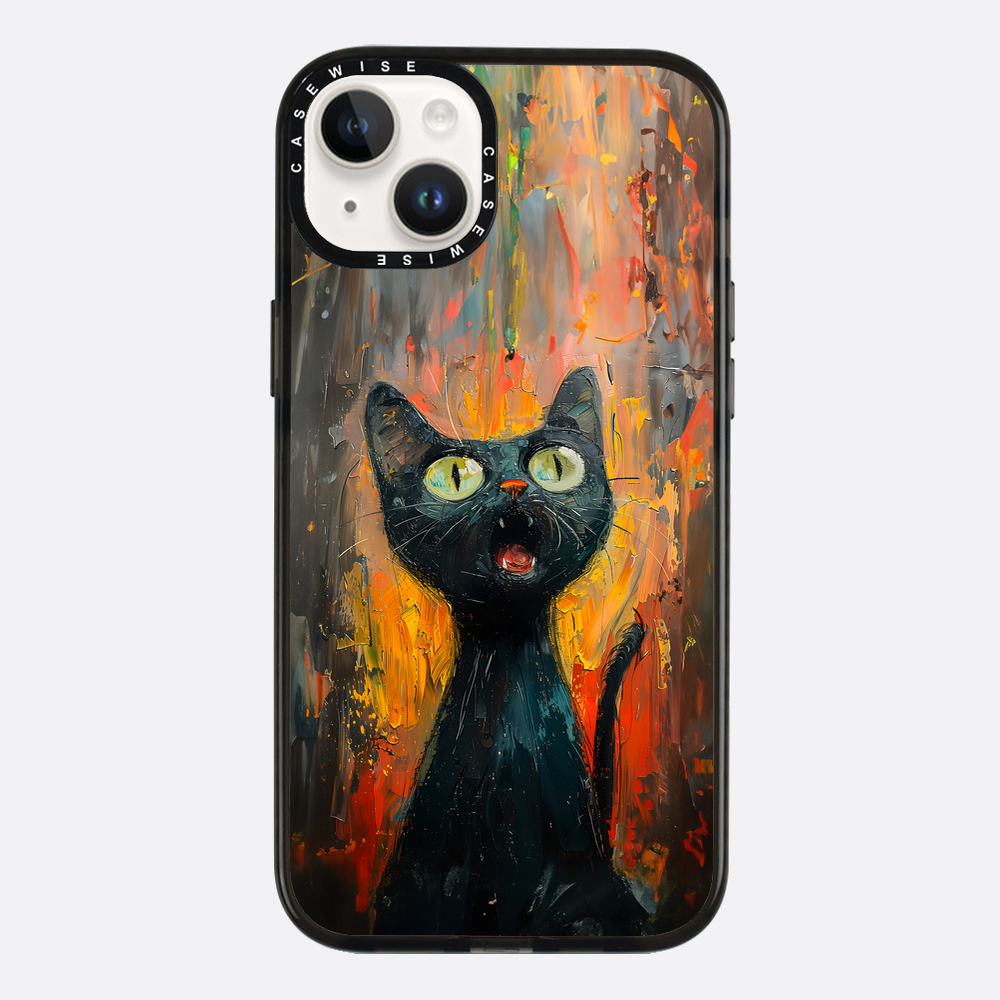 Black Screaming Cat - Case
