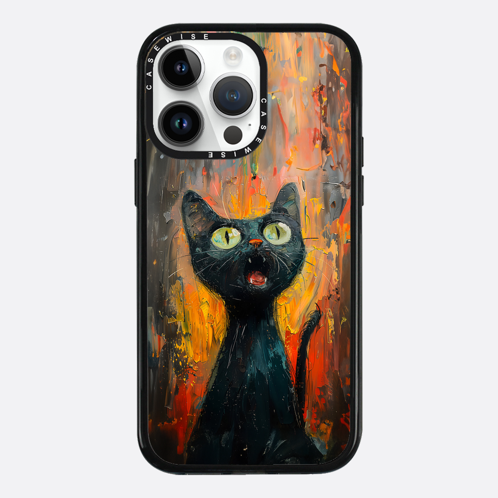Black Screaming Cat - Case