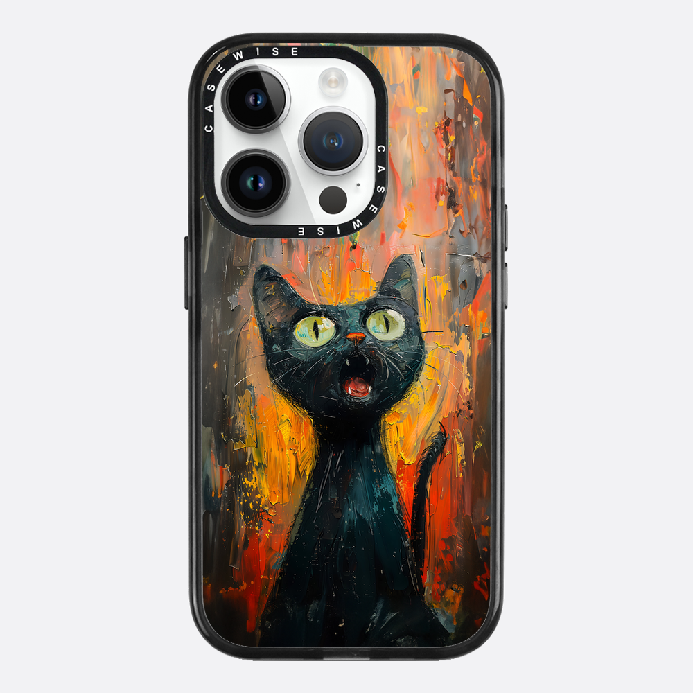 Black Screaming Cat - Case