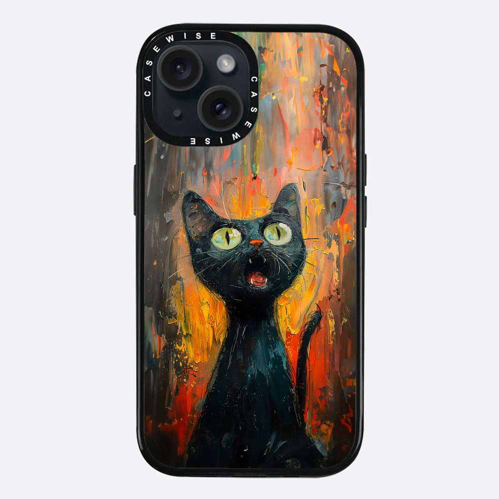 Black Screaming Cat - Case