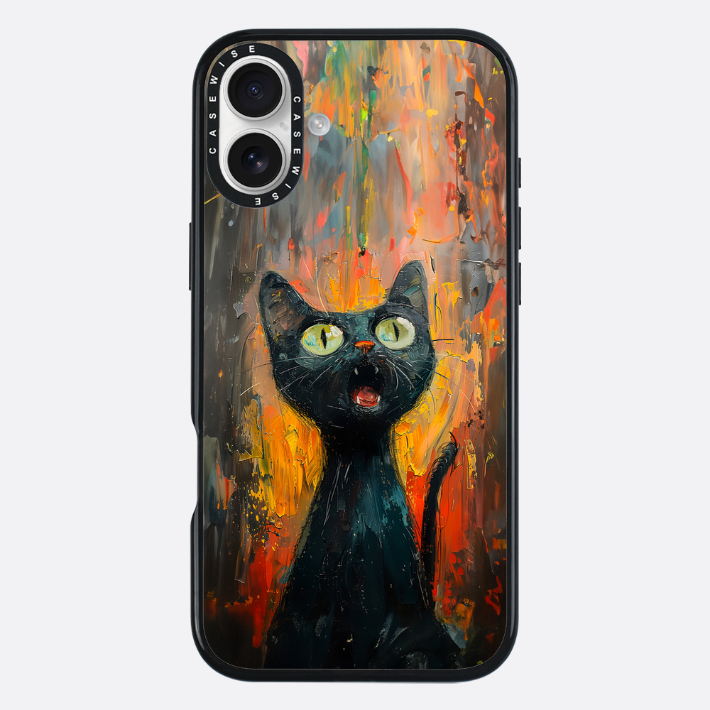 Black Screaming Cat - Case