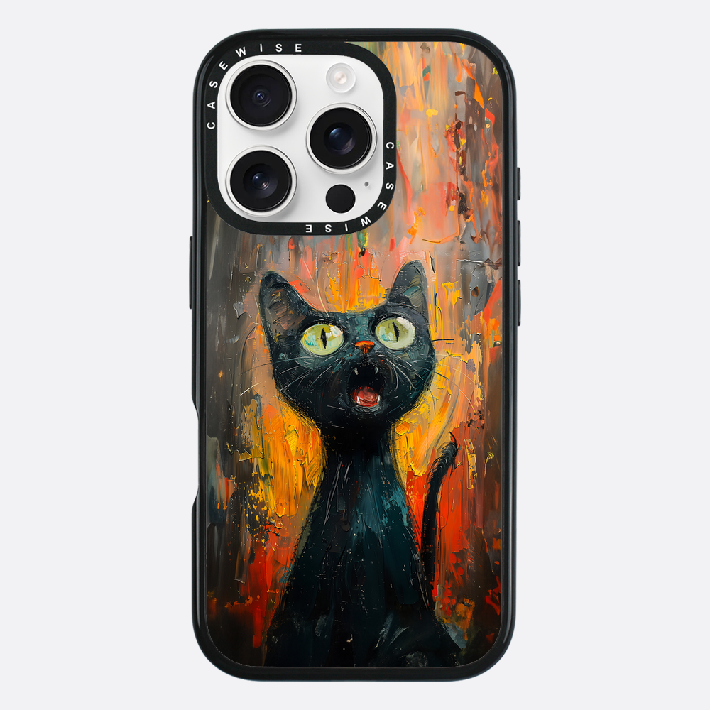 Black Screaming Cat - Case