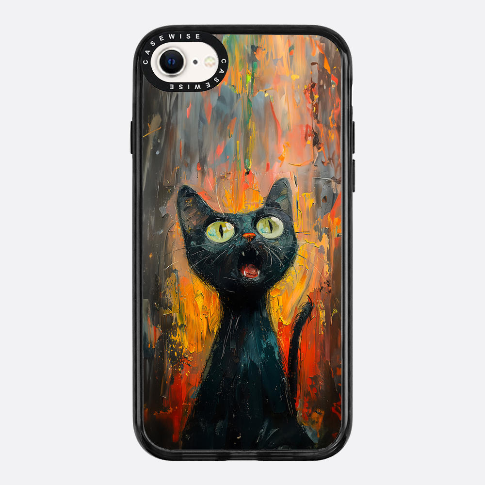 Black Screaming Cat - Case