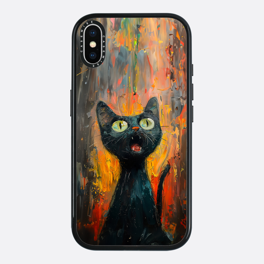 Black Screaming Cat - Case