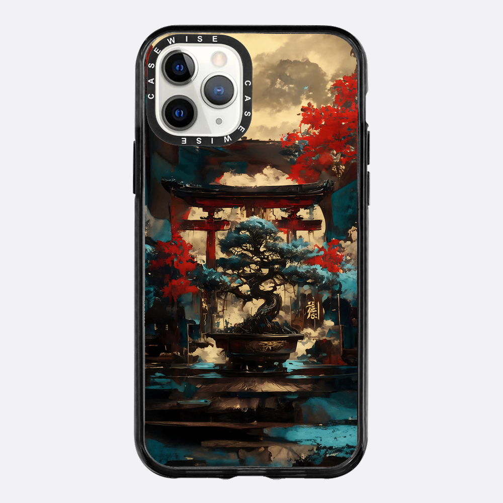 Blue Bonsai Torii Gate - Case