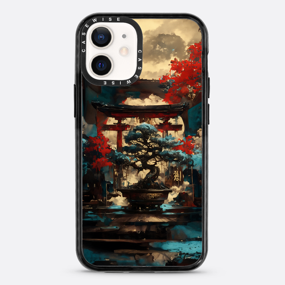 Blue Bonsai Torii Gate - Case