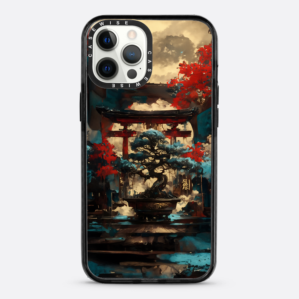 Blue Bonsai Torii Gate - Case