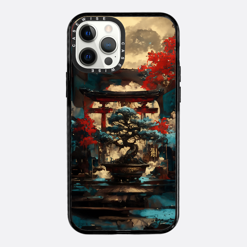 Blue Bonsai Torii Gate - Case