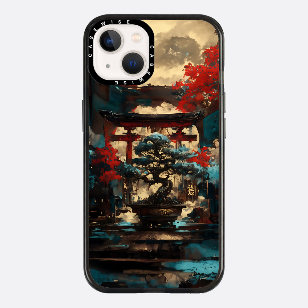 Blue Bonsai Torii Gate - Case