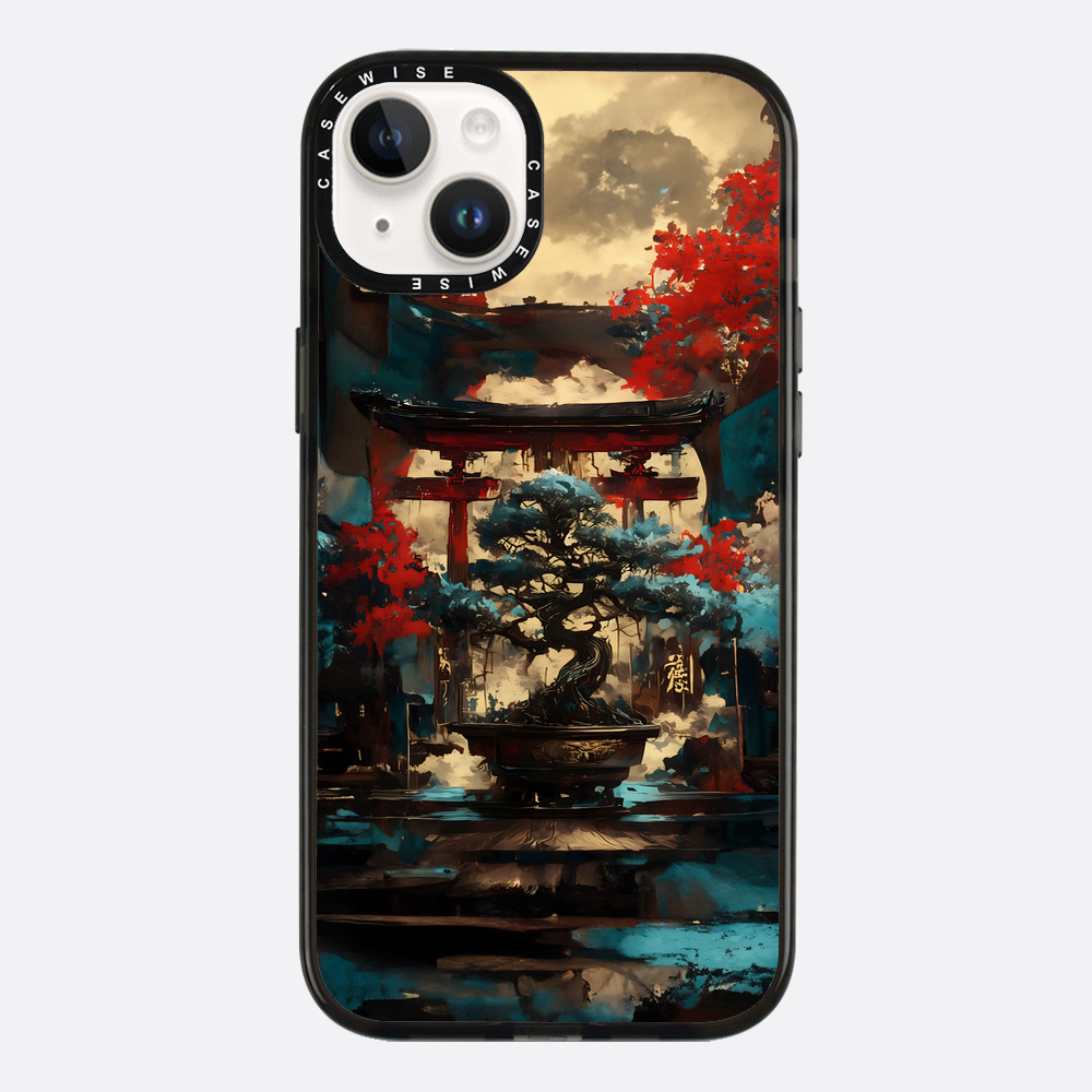 Blue Bonsai Torii Gate - Case