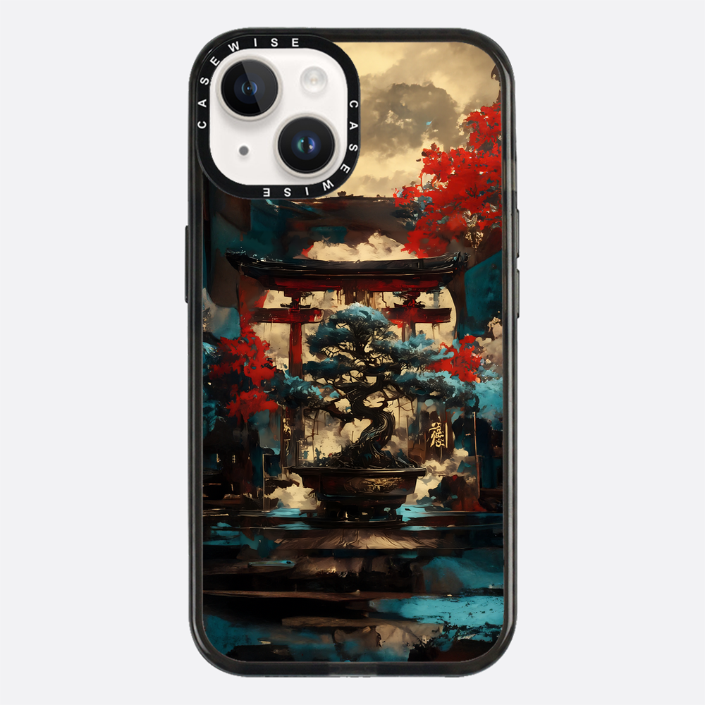 Blue Bonsai Torii Gate - Case