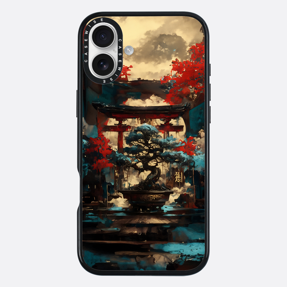 Blue Bonsai Torii Gate - Case