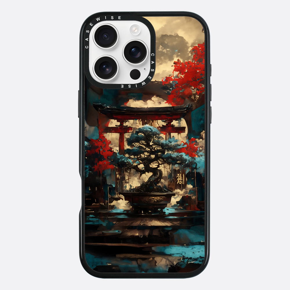 Blue Bonsai Torii Gate - Case