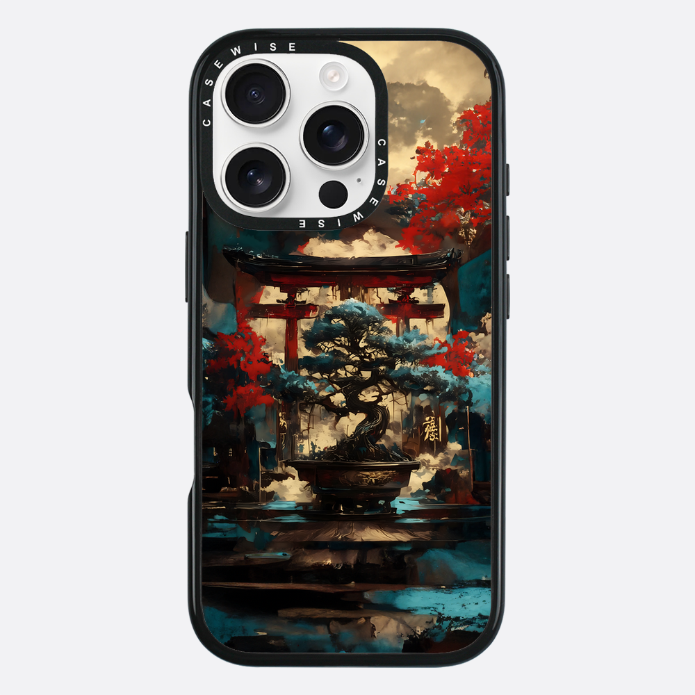 Blue Bonsai Torii Gate - Case