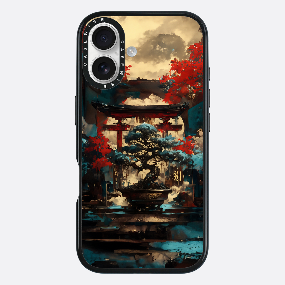 Blue Bonsai Torii Gate - Case