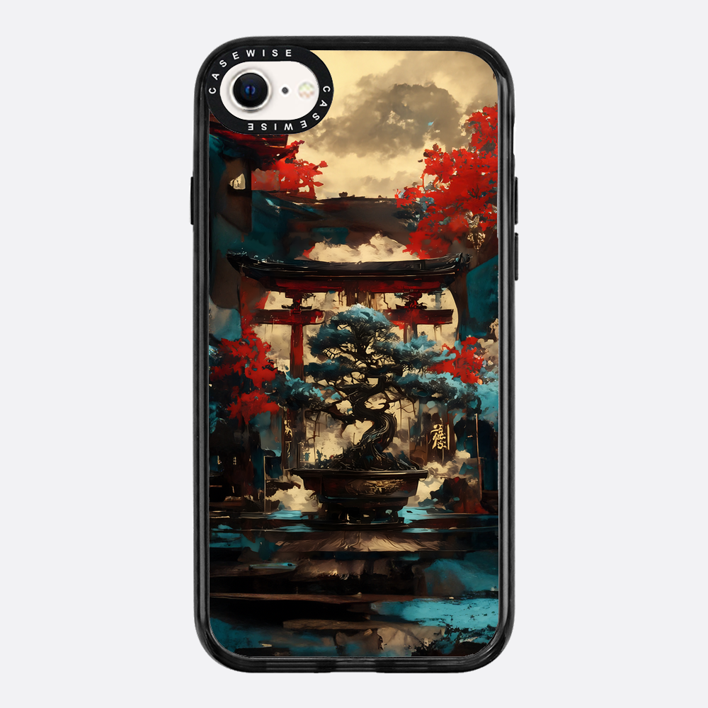 Blue Bonsai Torii Gate - Case