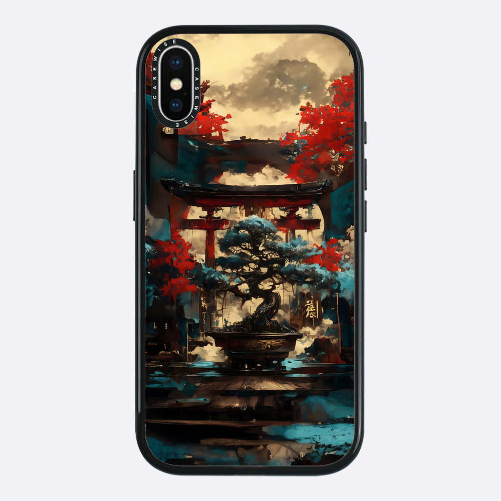 Blue Bonsai Torii Gate - Case