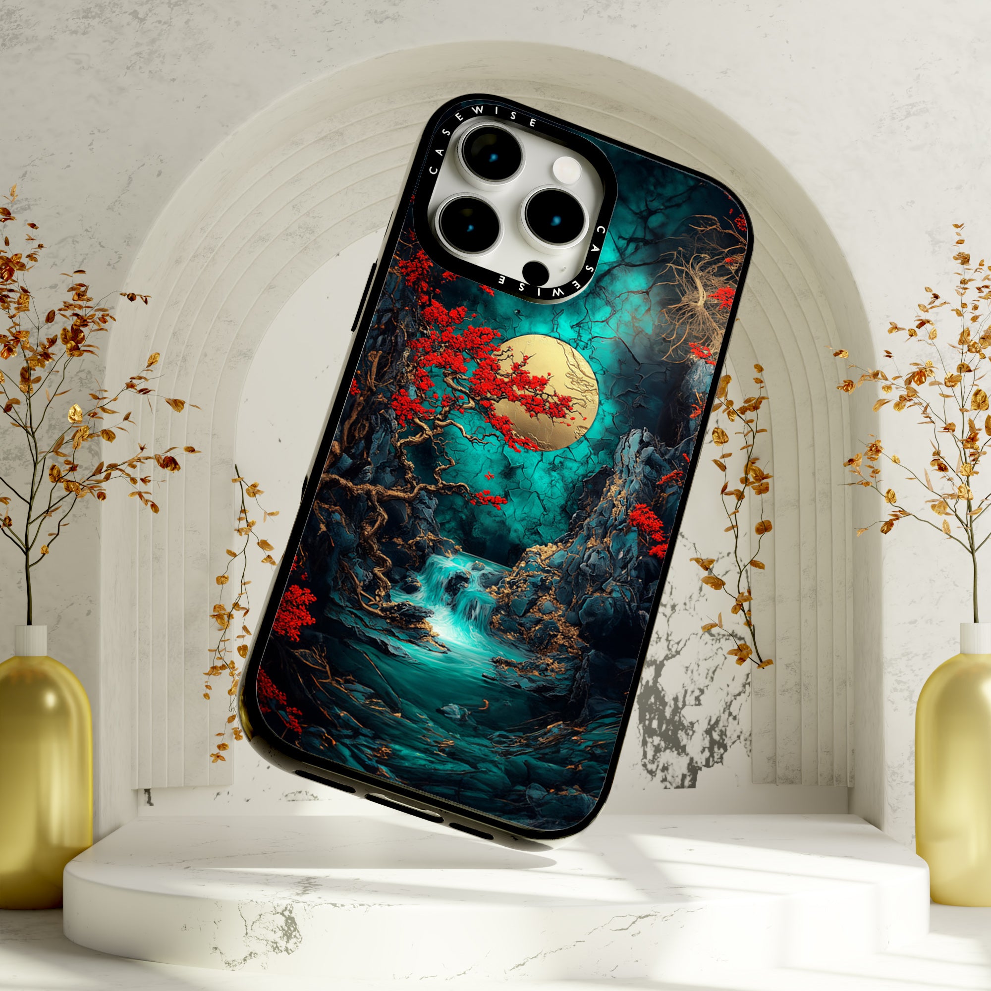 Emerald Cherry Blossom Flux - Case