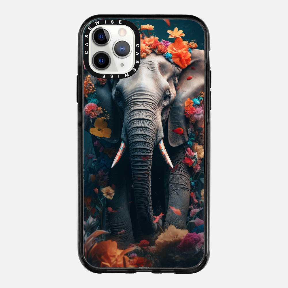 Elephant Floral - Case