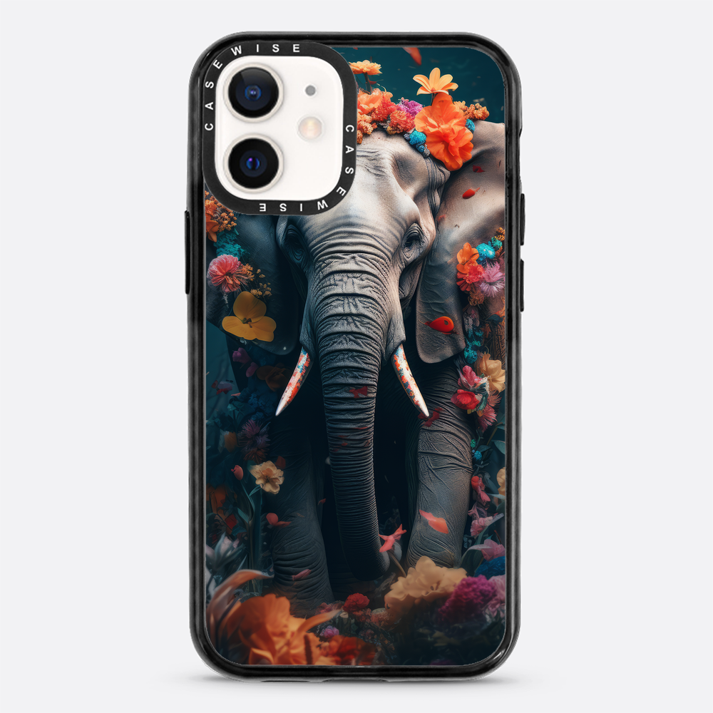 Elephant Floral - Case