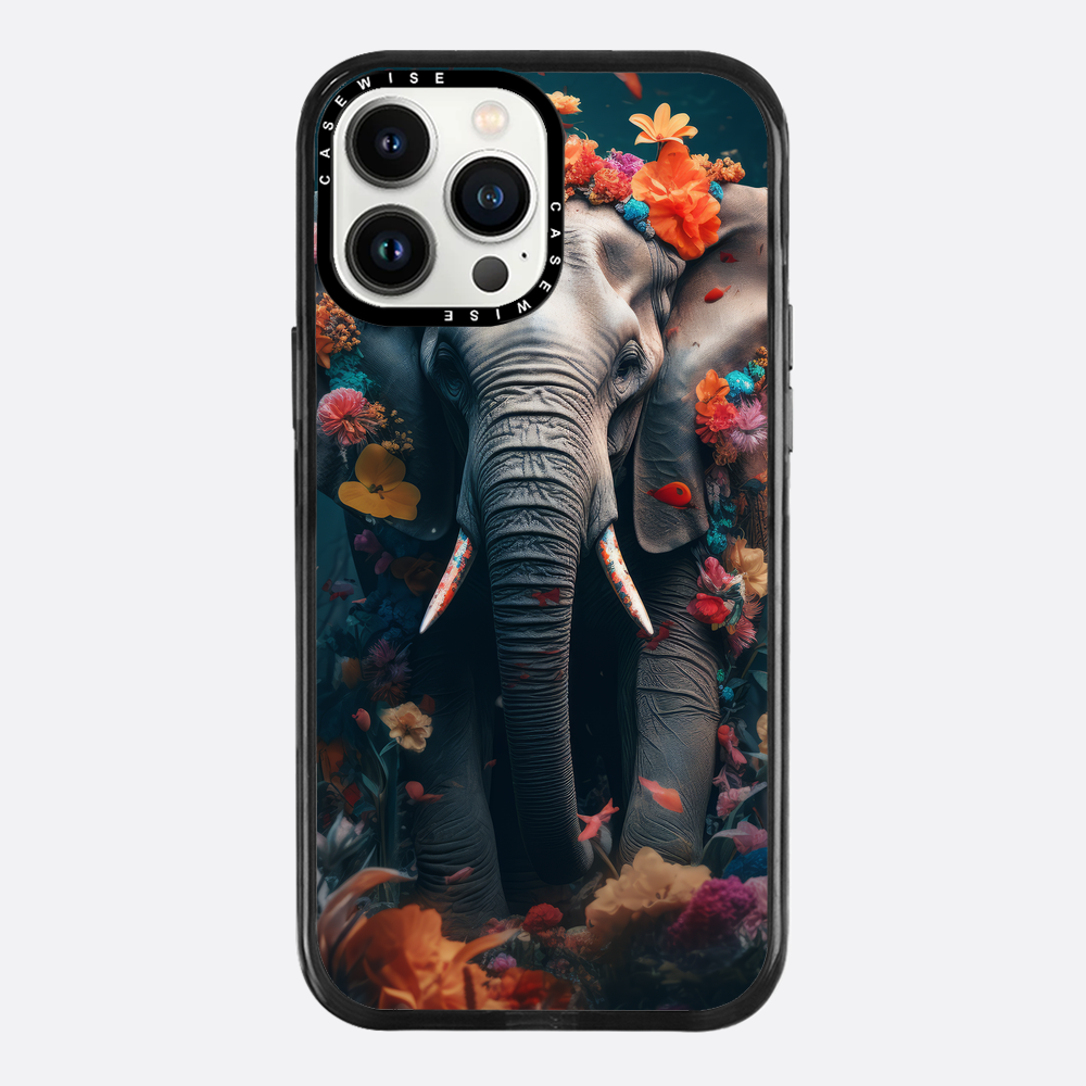 Elephant Floral - Case