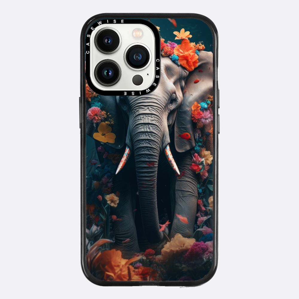 Elephant Floral - Case