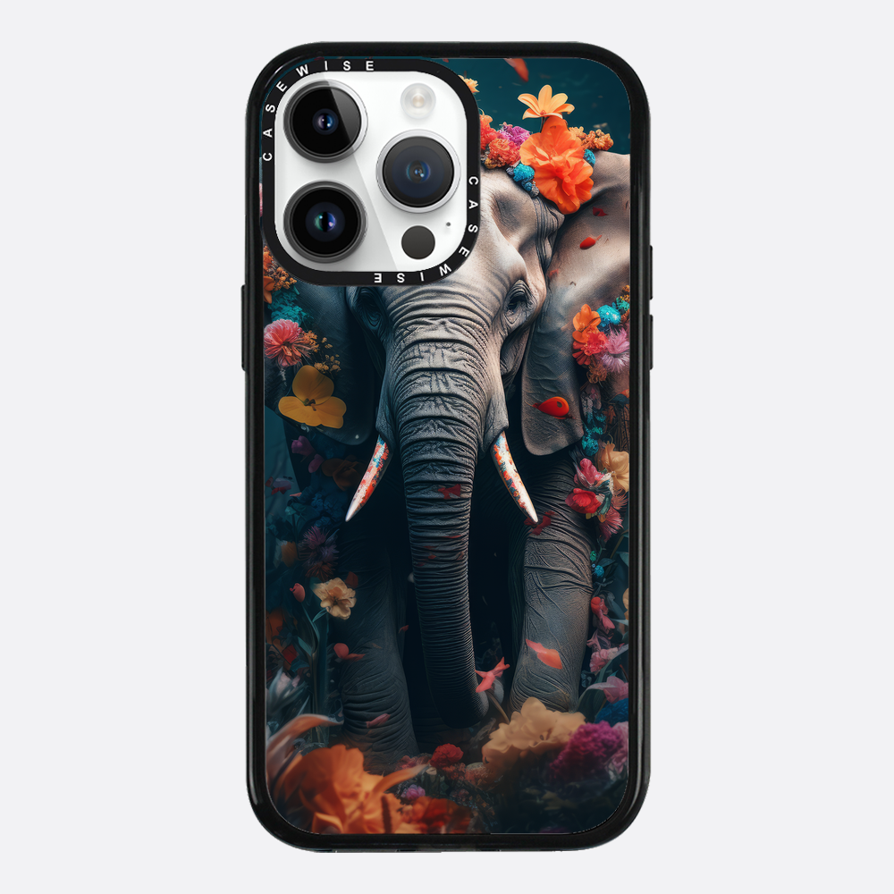 Elephant Floral - Case