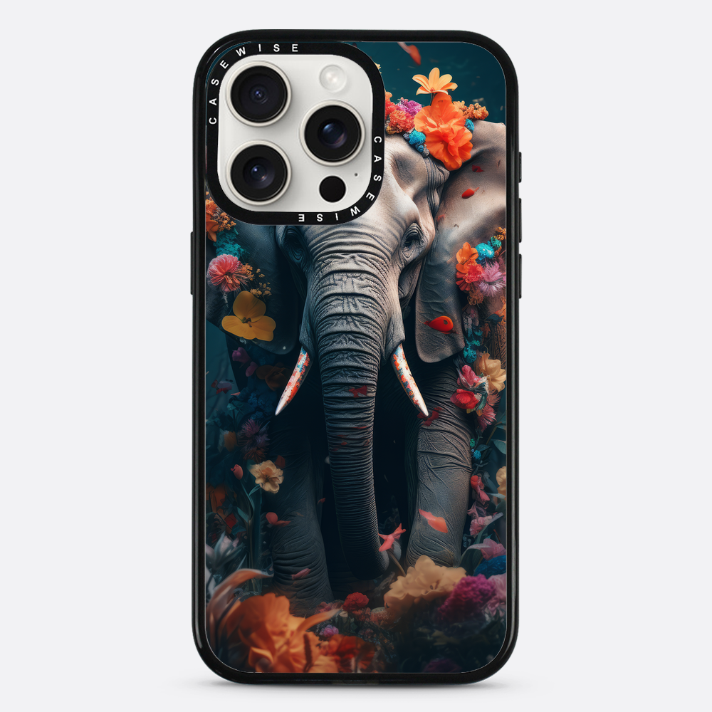 Elephant Floral - Case