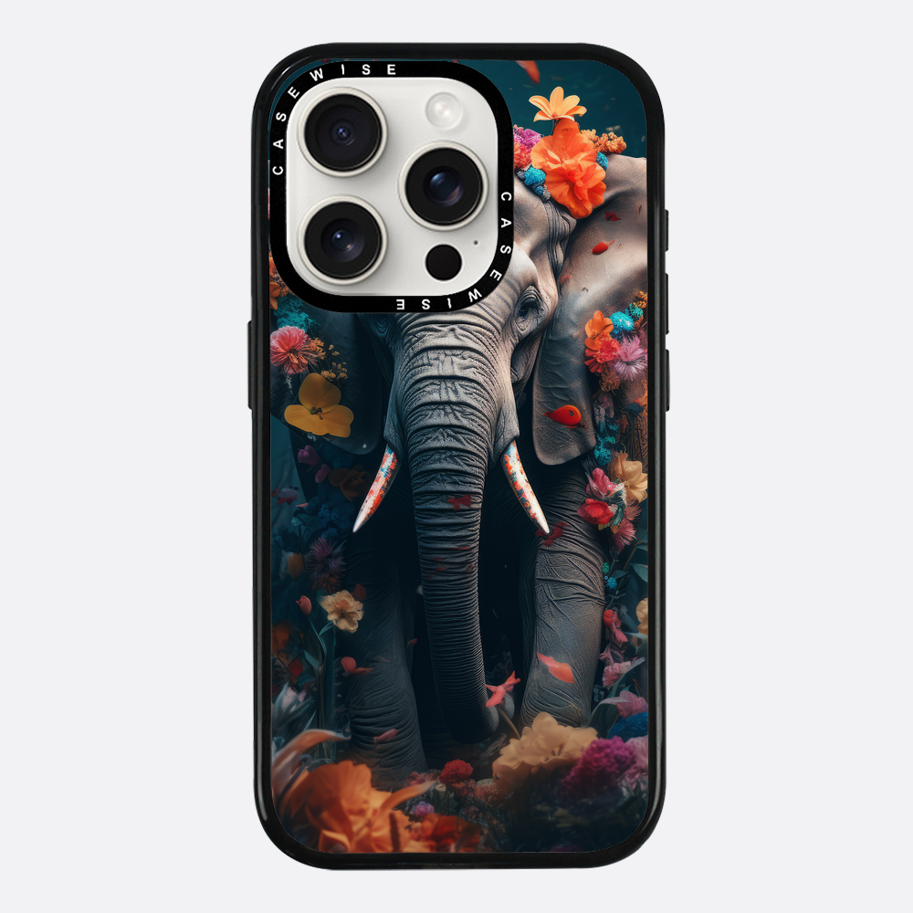 Elephant Floral - Case