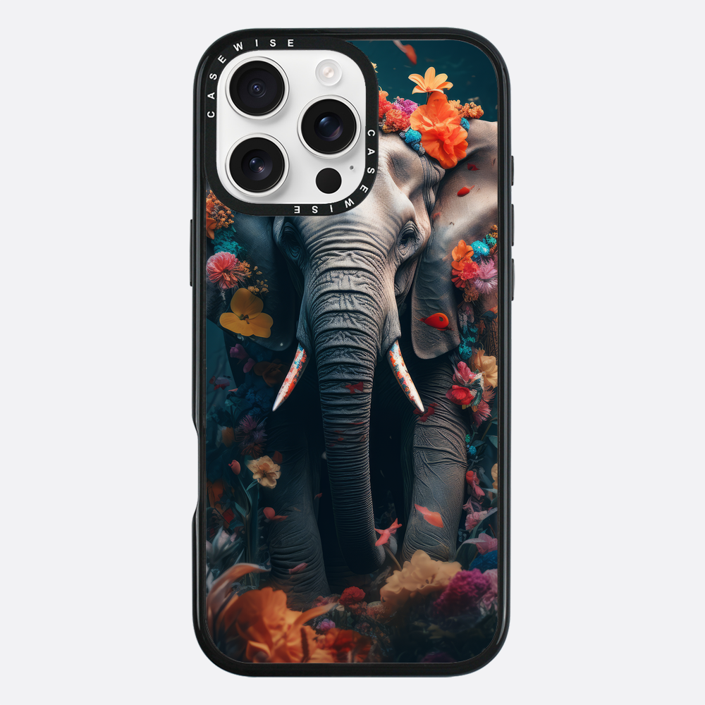 Elephant Floral - Case