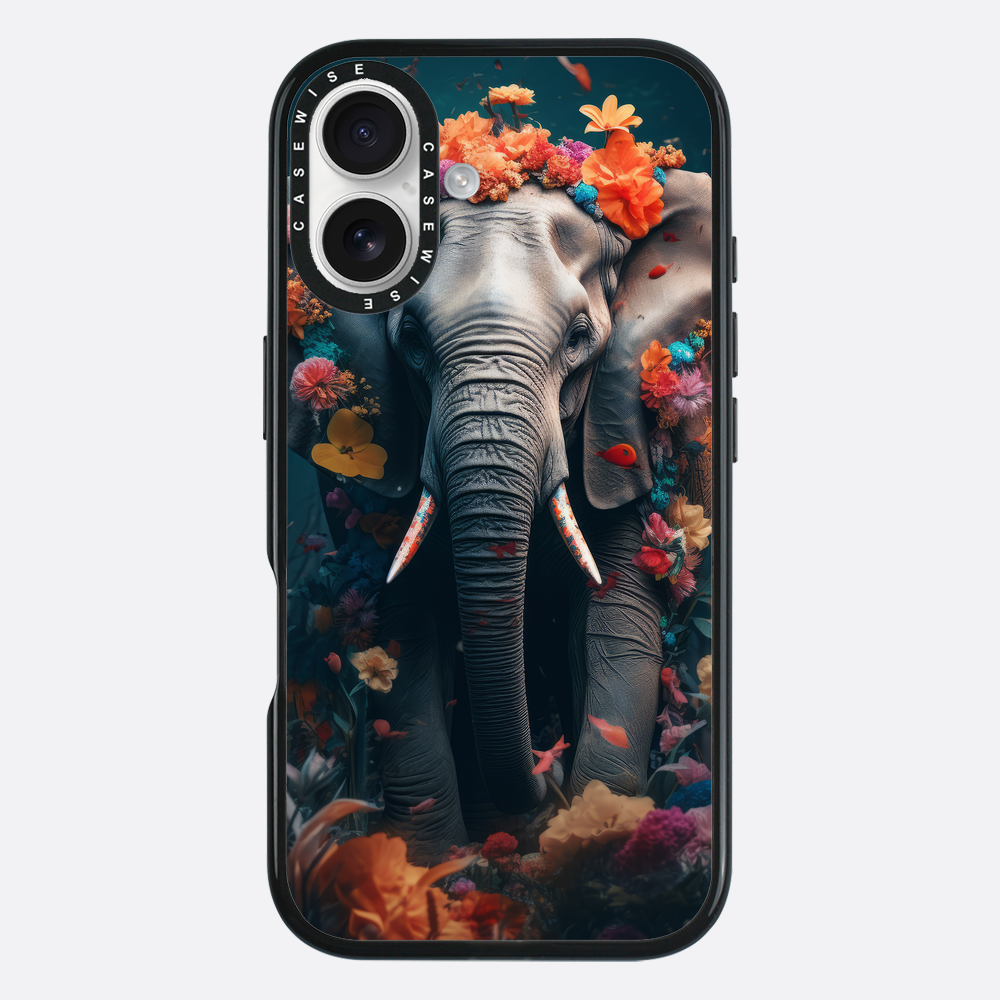 Elephant Floral - Case