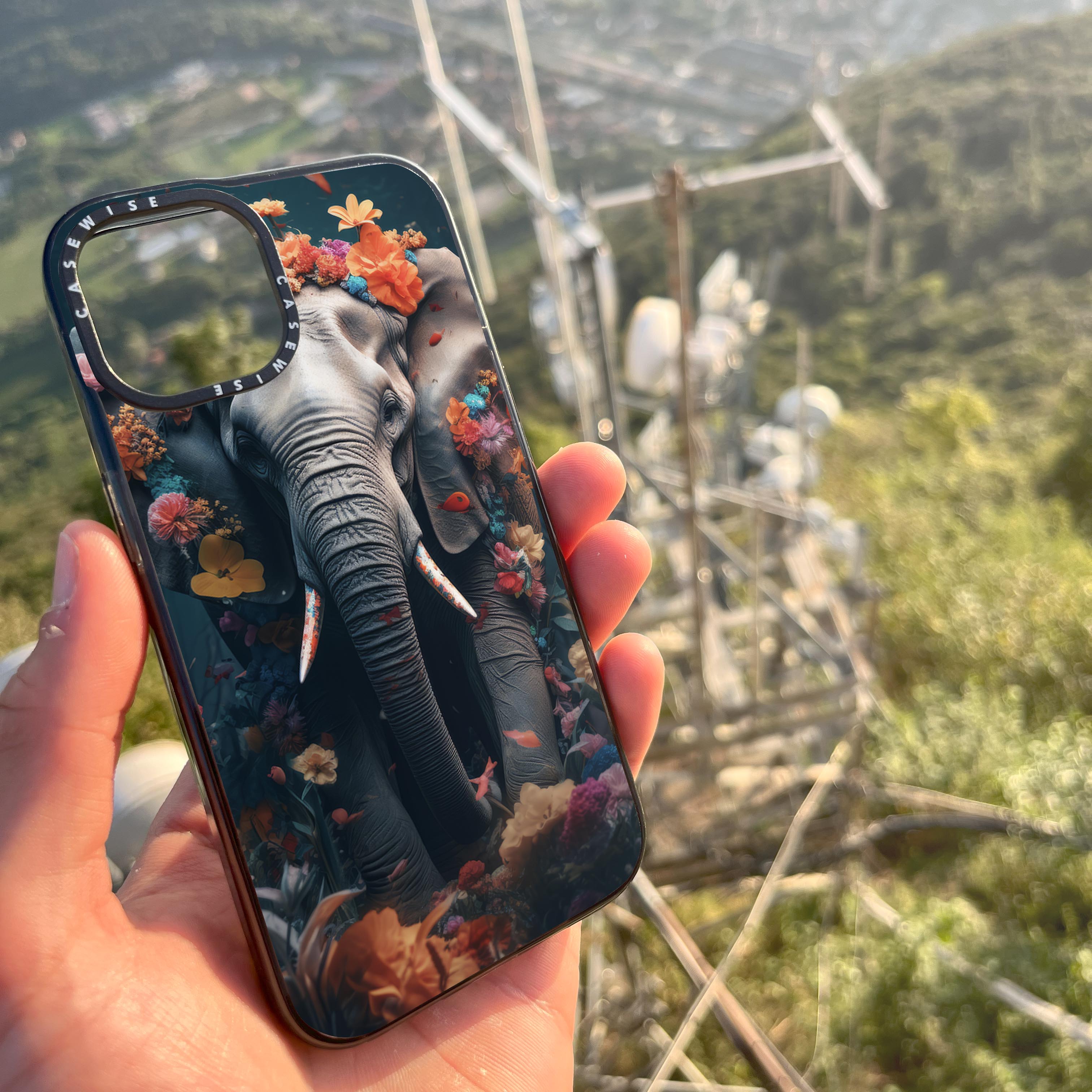 Elephant Floral - Case